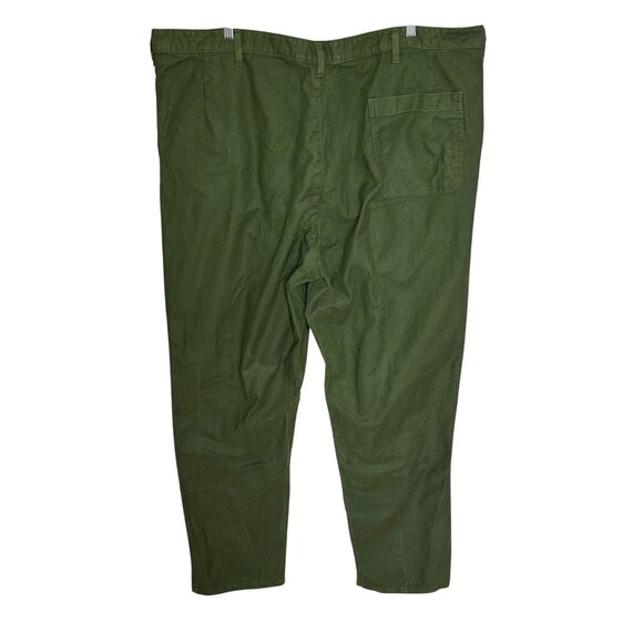 Vintage Swedish Military Field Pants C62 Olive Green Utility Workwear - Picture 4 of 7